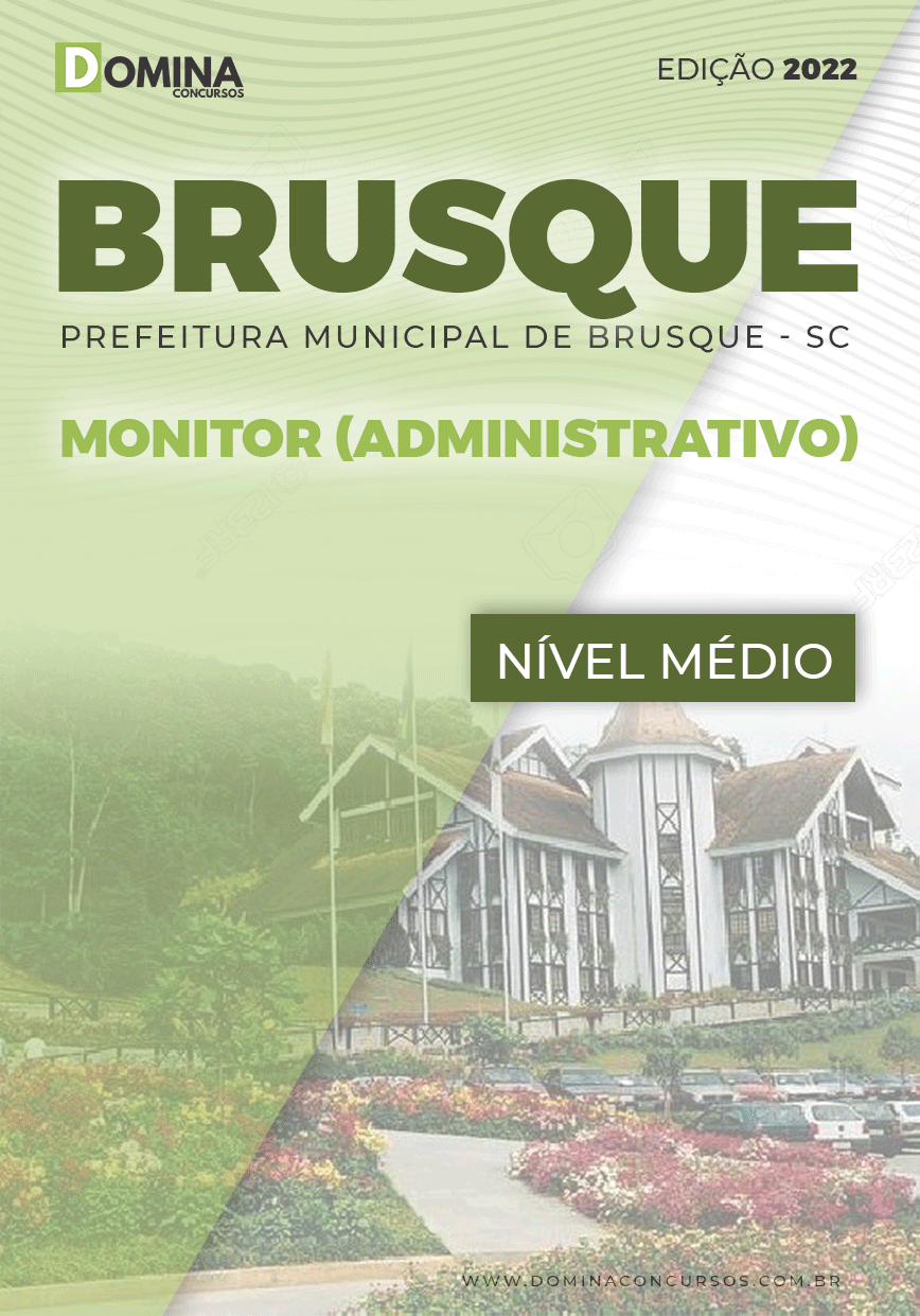 Apostila Pref Brusque SC 2022 Monitor Administrativo