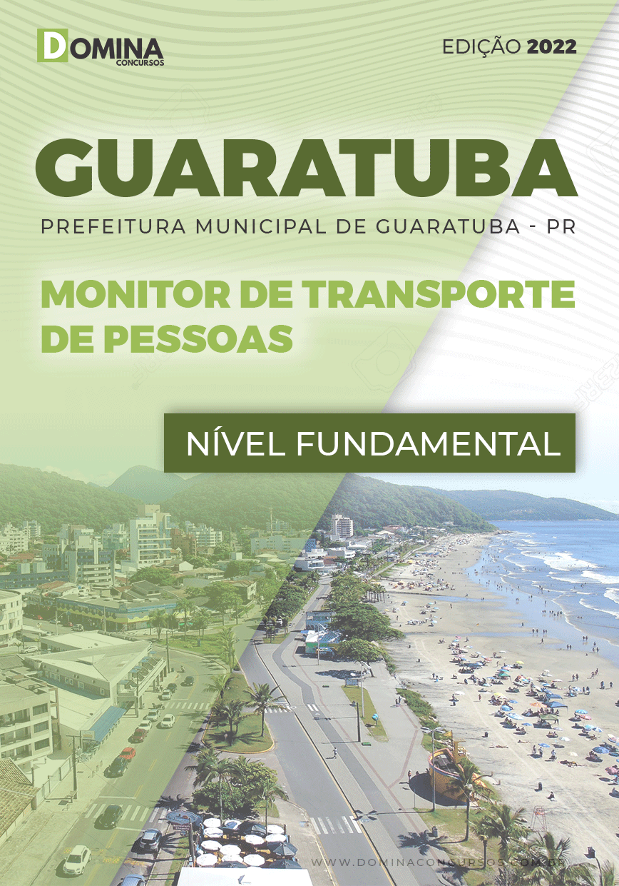 Apostila Pref Guaratuba PR 2022 Monitor Transporte Pessoas