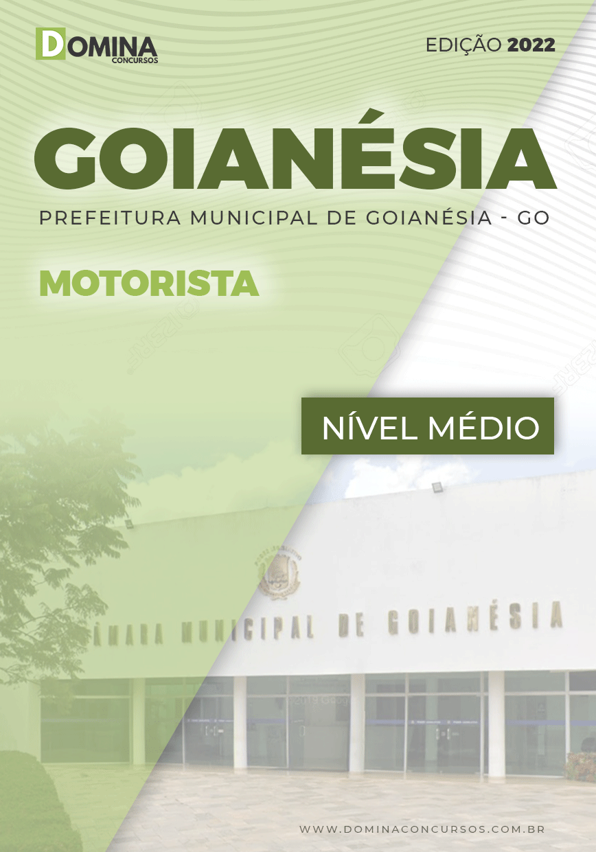 Apostila Concurso Câmara Goianésia GO 2022 Motorista