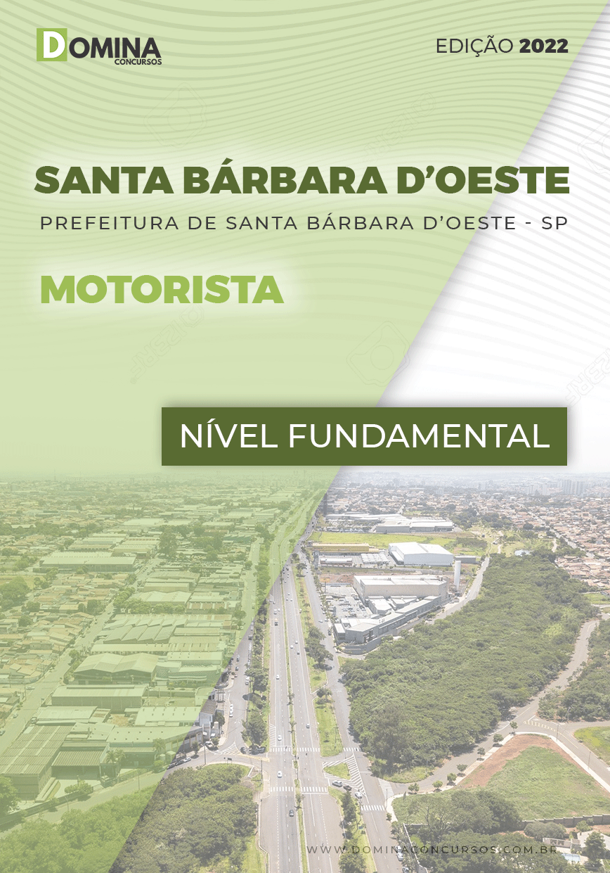 Apostila Pref Santa Bárbara D'Oeste SP 2022 Motorista