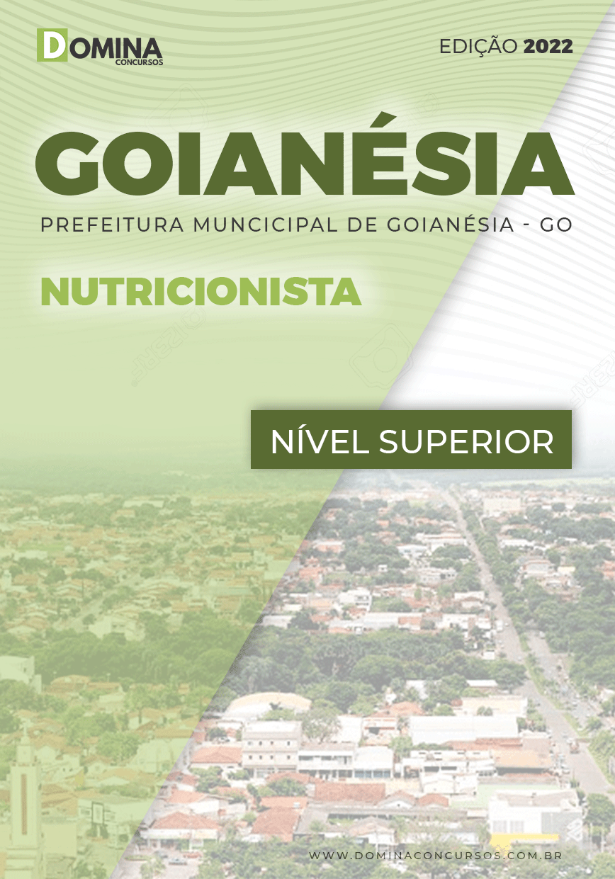 Apostila Concurso Pref Goianésia GO 2022 Nutricionista