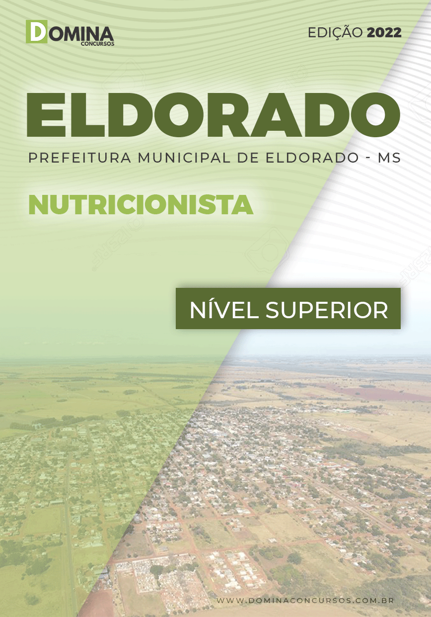 Apostila Concurso Pref Eldorado MG 2022 Nutricionista