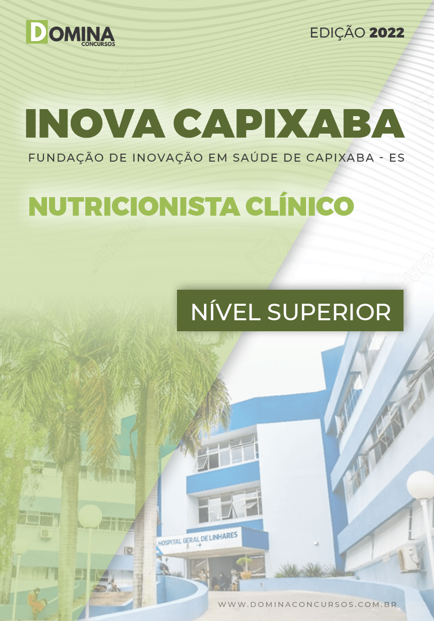 Apostila Digital INOVA Capixaba ES 2022 Nutricionista Clínica