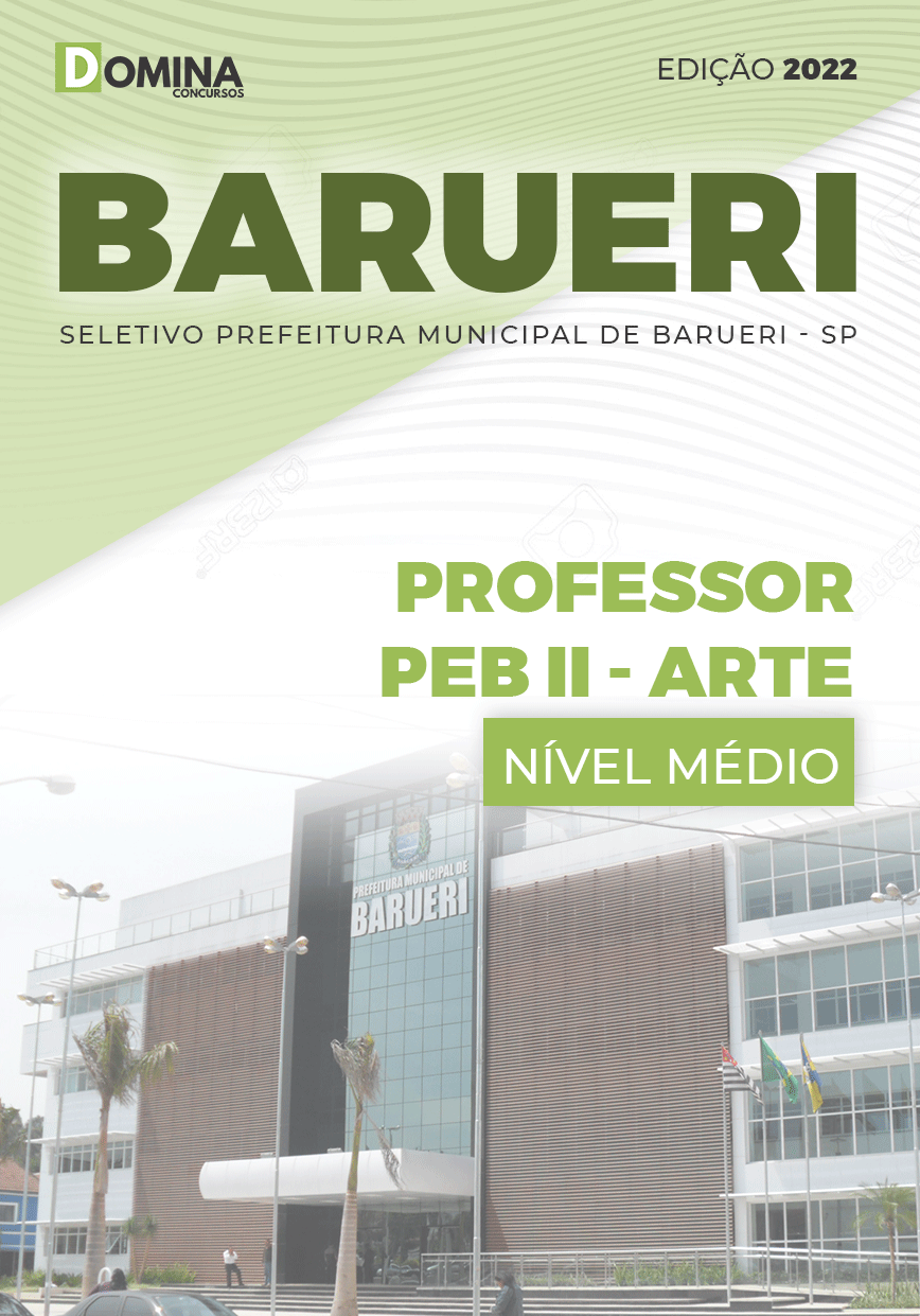 Apostila Pref Barueri SP 2022 Professor Educação Básica Artes