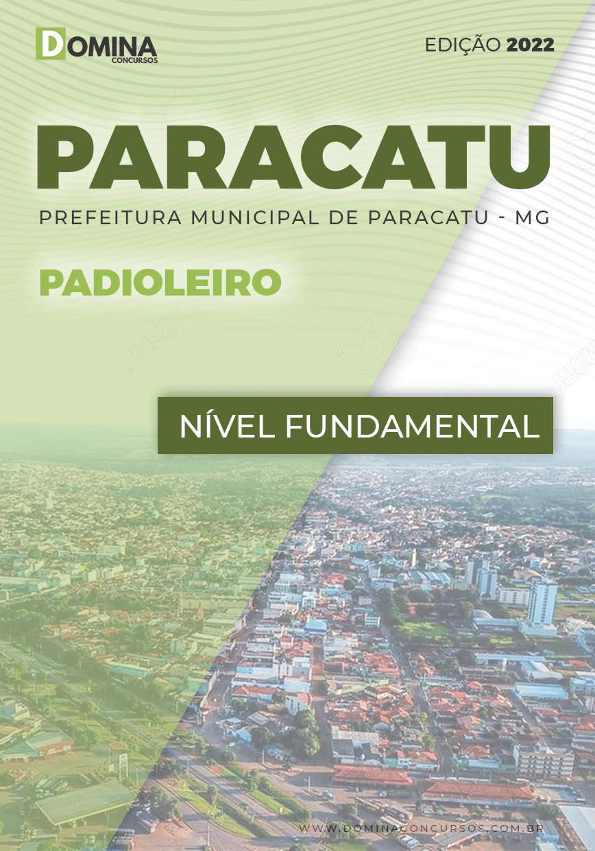 Apostila Concurso Pref Paracatu MG 2022 Padioleiro