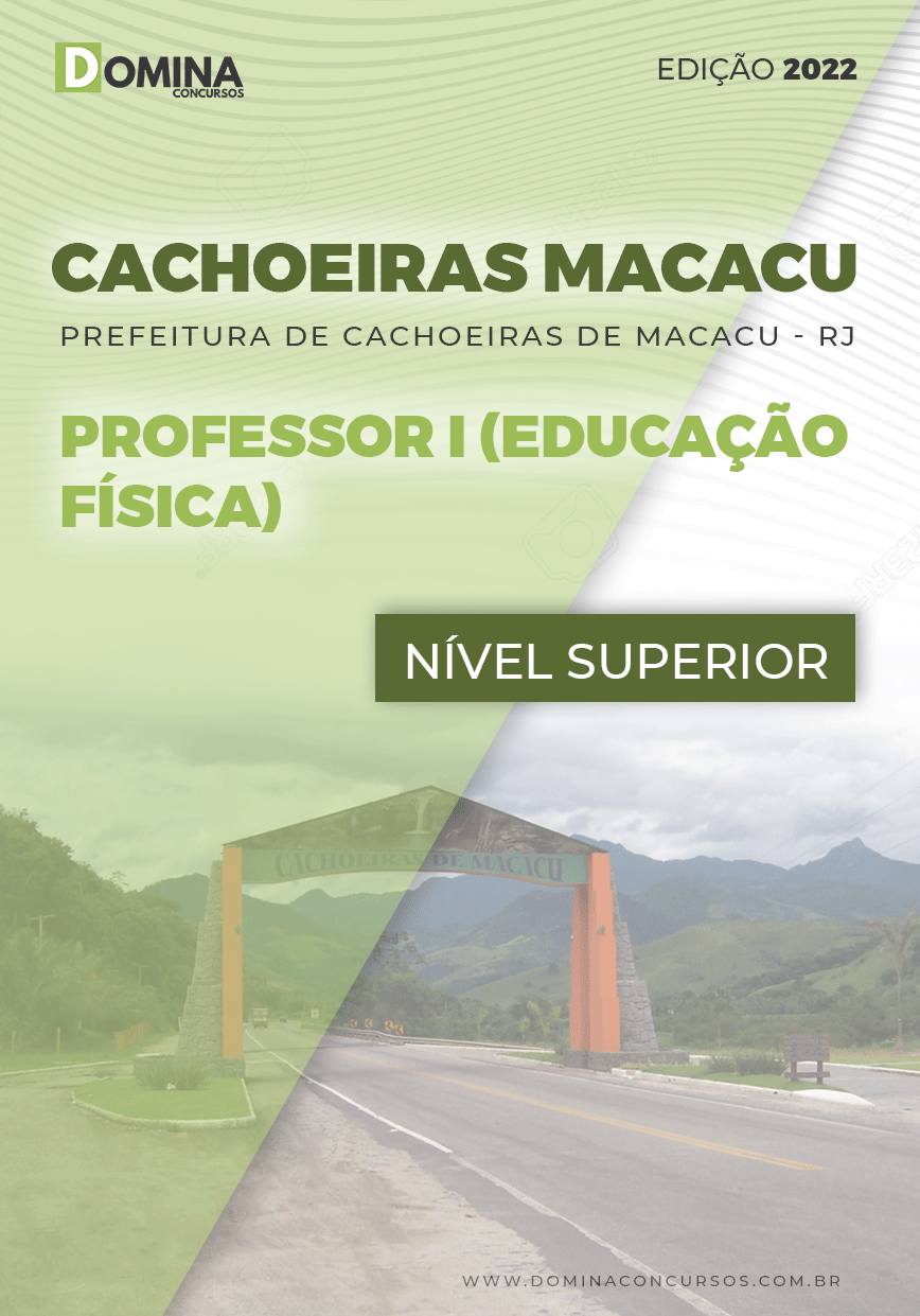 Apostila Pref Cachoeiras Macacu RJ 2022 Professor I Educação Física