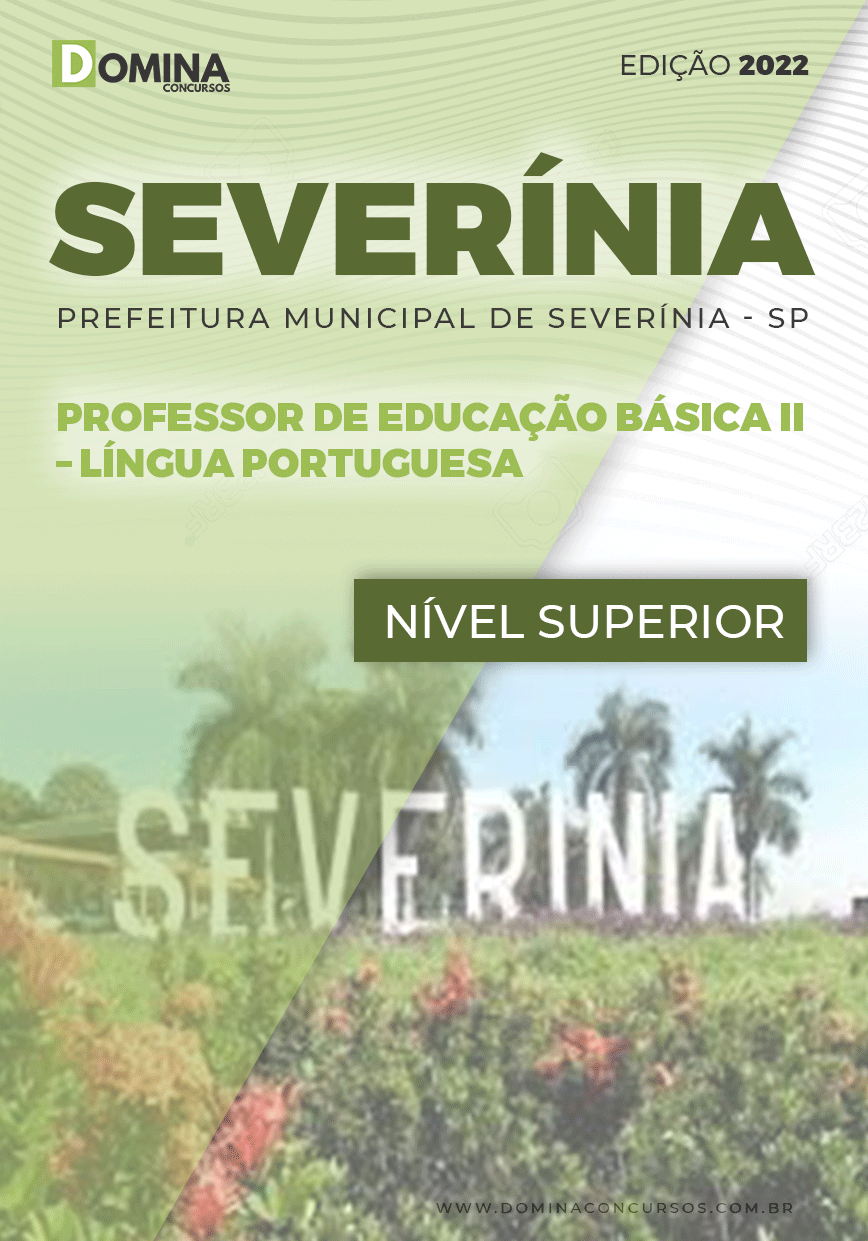 Apostila Pref Severínia SP 2022 Prof Educ Básica II Língua Portuguesa