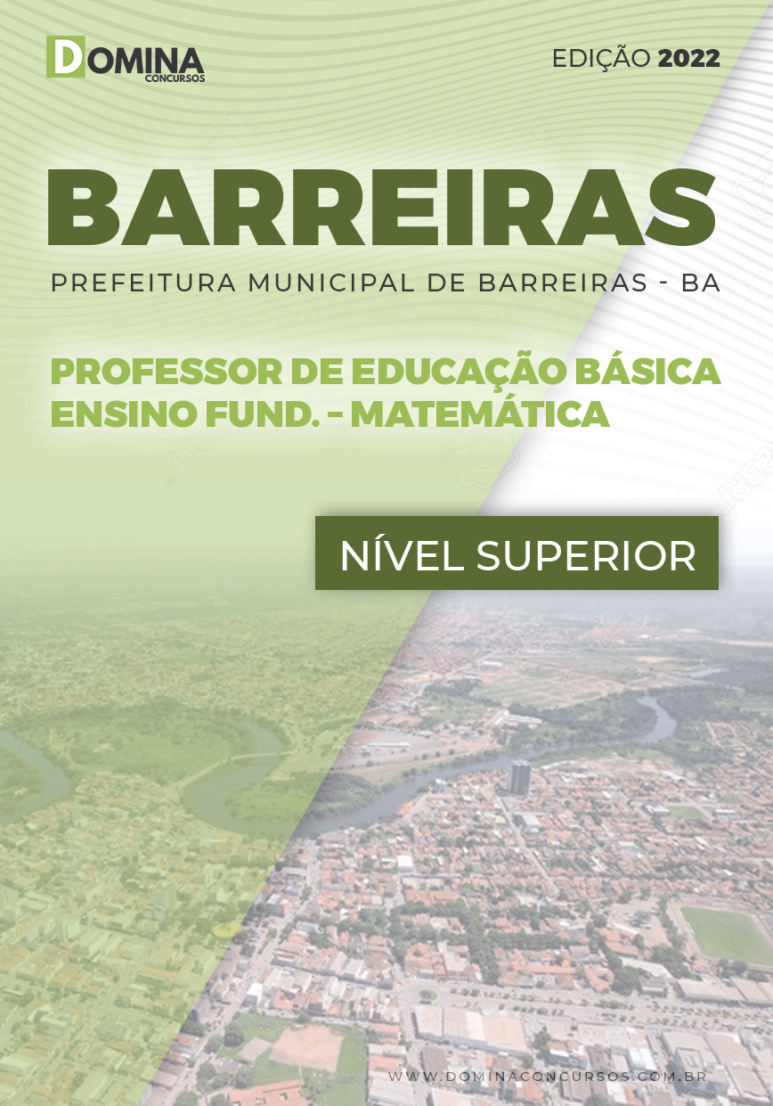 Apostila Pref Barreiras BA 2022 PEB Ensino Fundamental Matemática