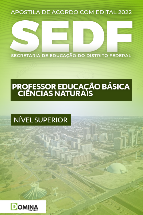 Apostila SEDF 2022 Professor Educação Básica Ciências Naturais