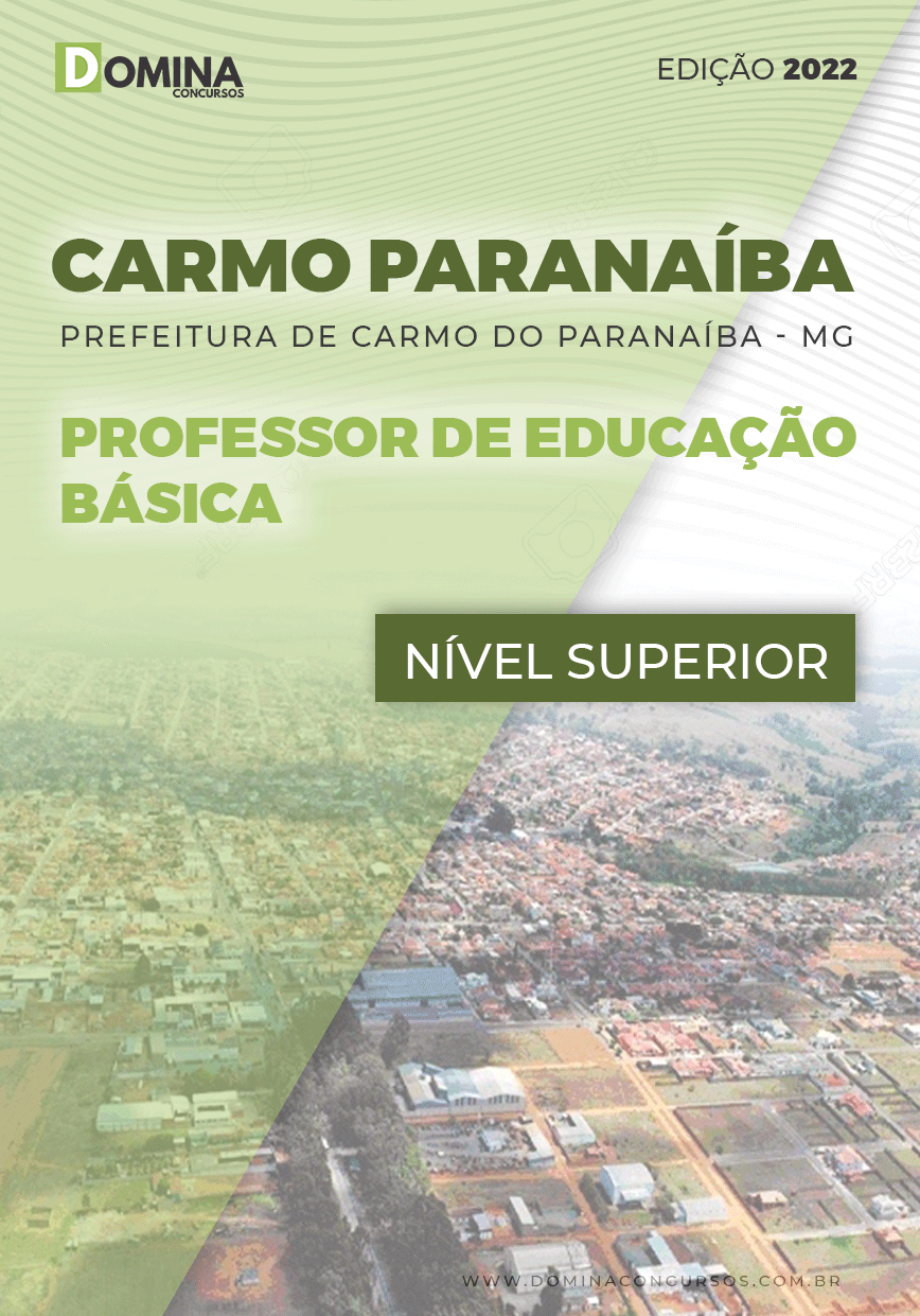Apostila Pref Carmo Paranaíba MG 2022 Professor Educação Básica