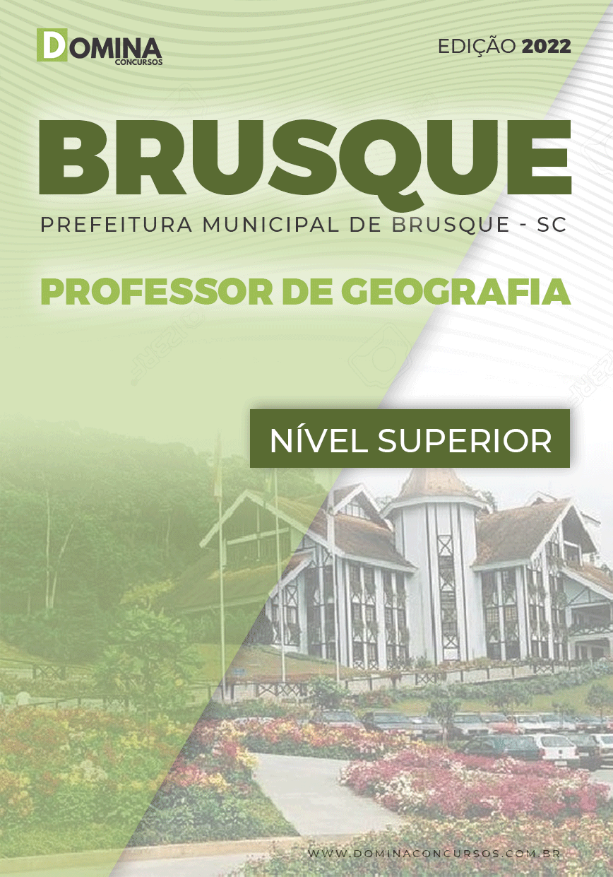 Apostila Pref Brusque SC 2022 Professor Geografia