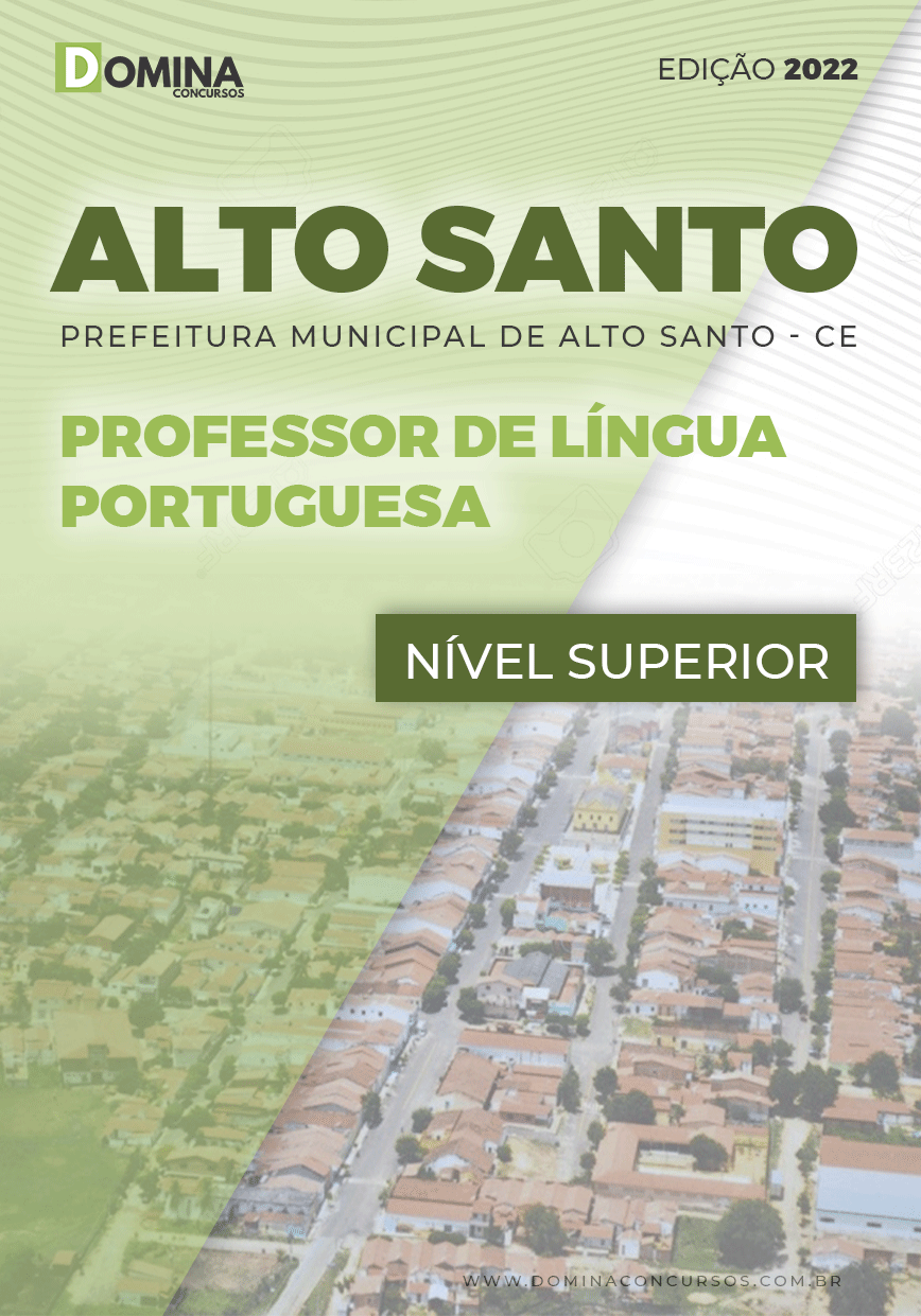 Apostila Pref Alto Santo CE 2022 Professor Língua Portuguesa