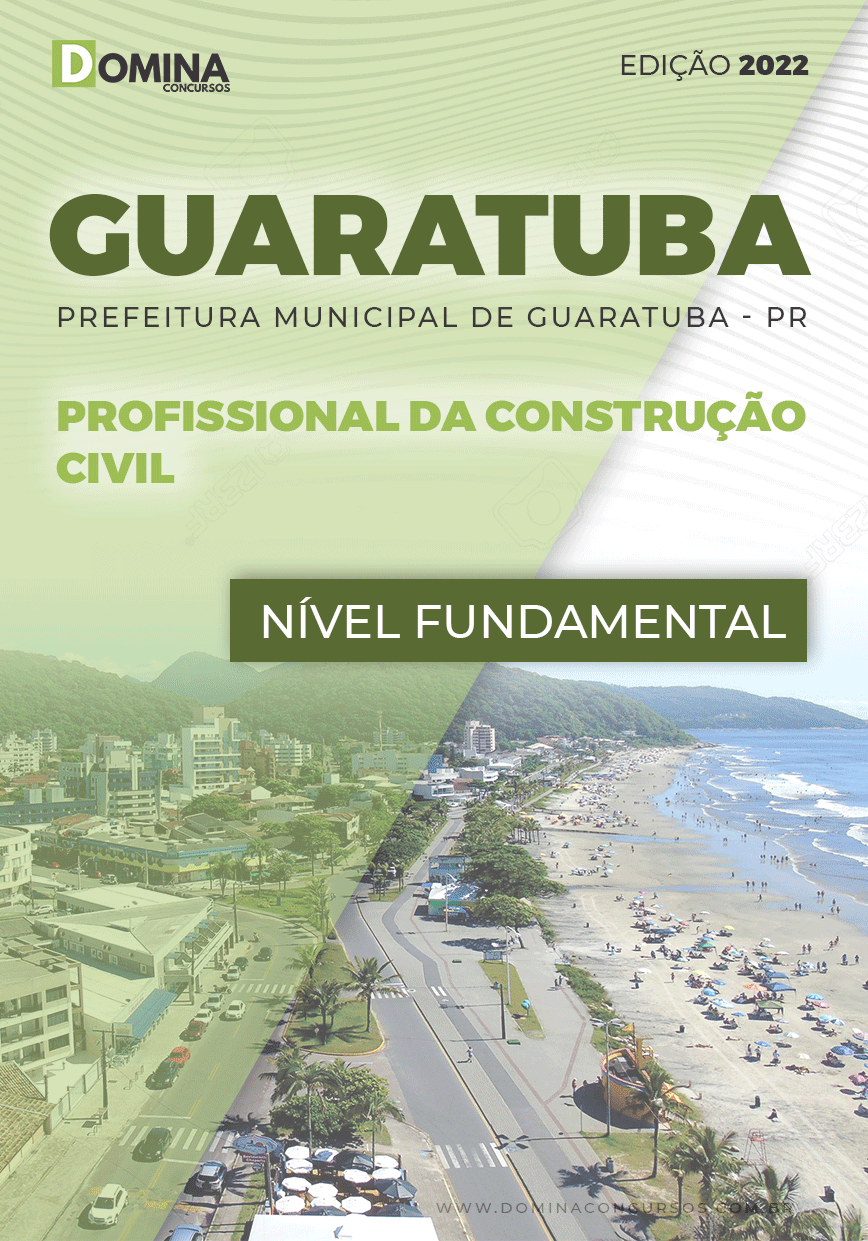 Apostila Pref Guaratuba PR 2022 Profissional Construção Civil