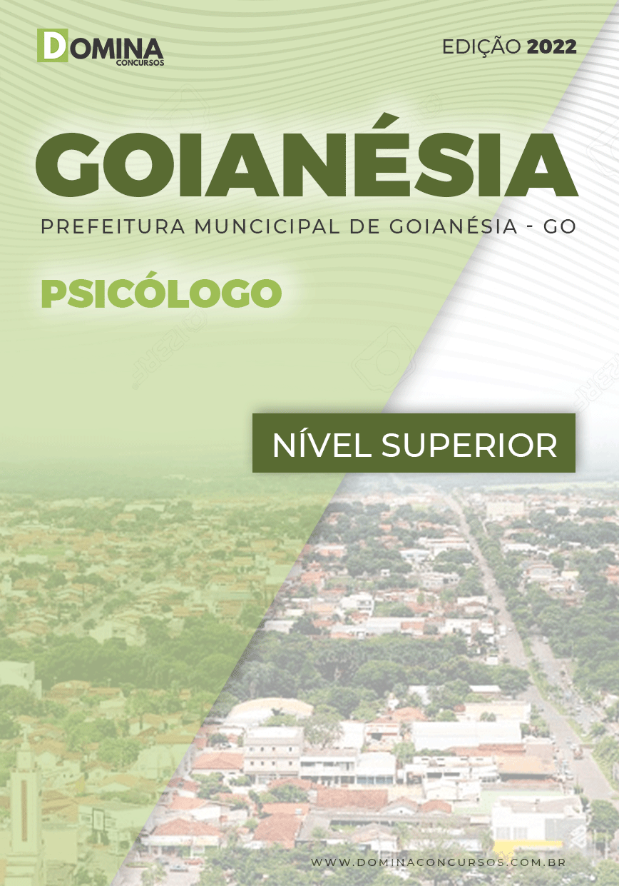 Apostila Concurso Pref Goianésia GO 2022 Psicólogo