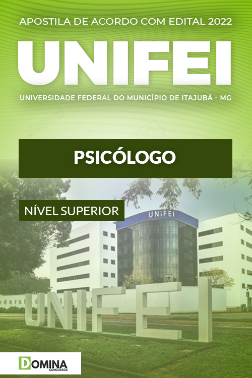 Apostila Digital Concurso UNIFEI MG 2022 Psicólogo