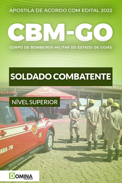 Apostila Concurso CBM GO 2022 Soldado Combatente
