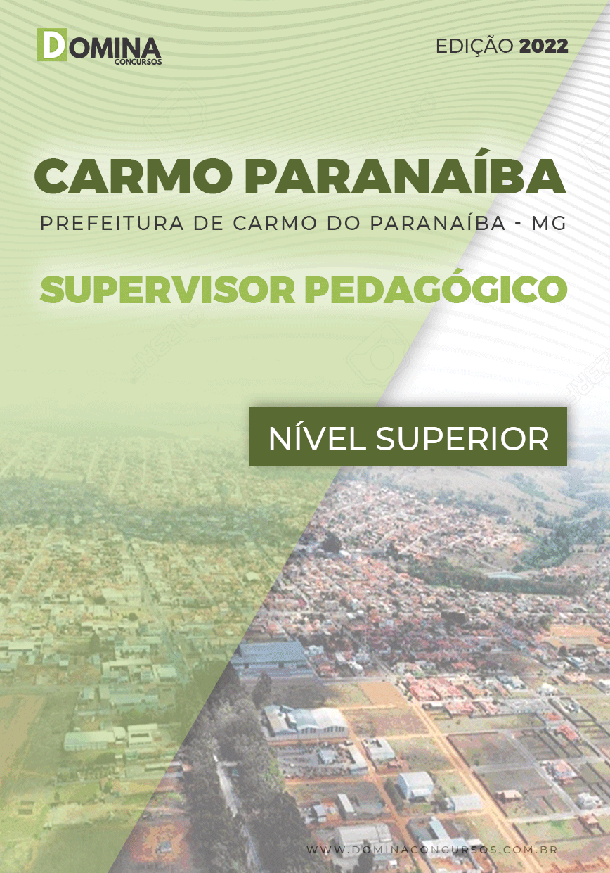 Apostila Pref Carmo Paranaíba MG 2022 Supervisor Pedagógico