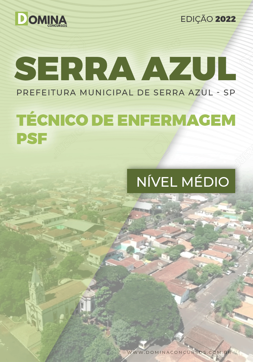 Apostila Pref Serra Azul SP 2022 Técnico Enfermagem PSF