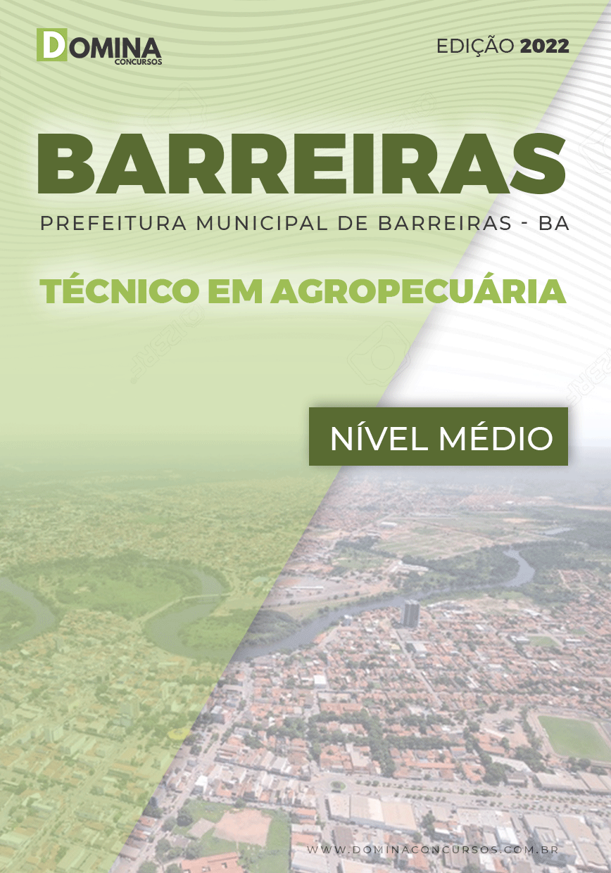 Apostila Pref Barreiras BA 2022 Técnico Agropecuária