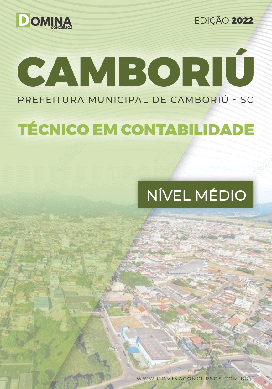Apostila Digital Pref Camboriú SC 2022 Técnico Contabilidade