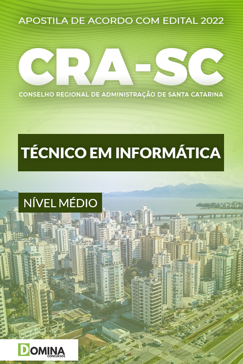 Apostila Concurso CRA SC 2022 Técnico Informática