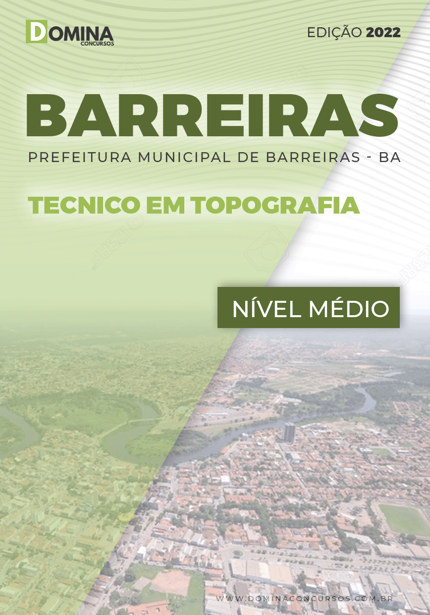 Apostila Digital Pref Barreiras BA 2022 Técnico Topografia