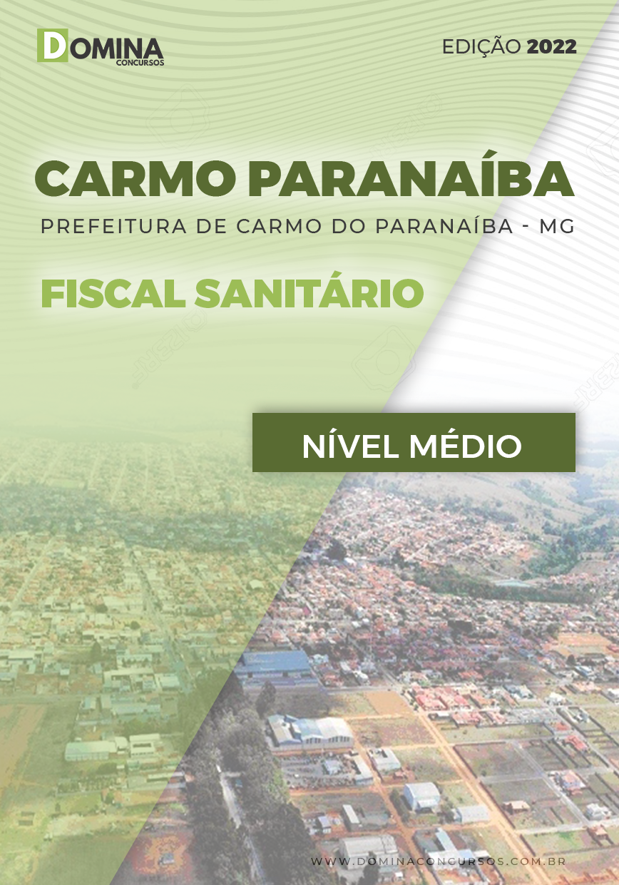 Apostila Pref Carmo Paranaíba MG 2022 Fiscal Sanitário