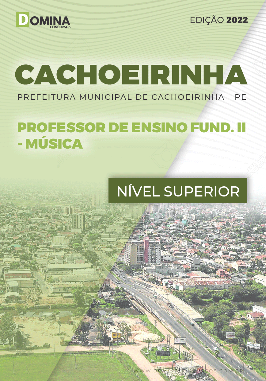 Apostila Pref Cachoeirinha PE 2022 Prof Ens Fund II Música