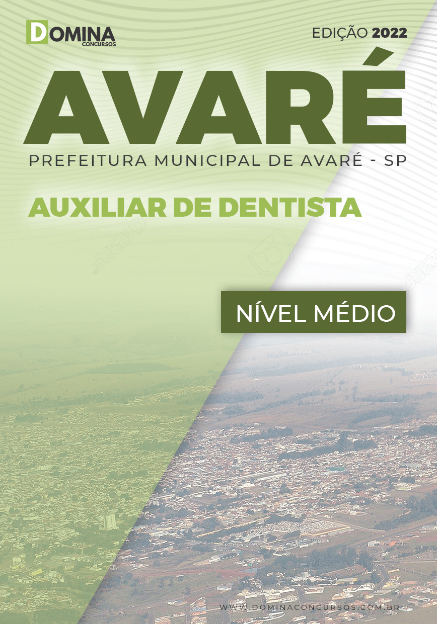 Apostila Concurso Pref Avaré SP 2022 Auxiliar de Dentista