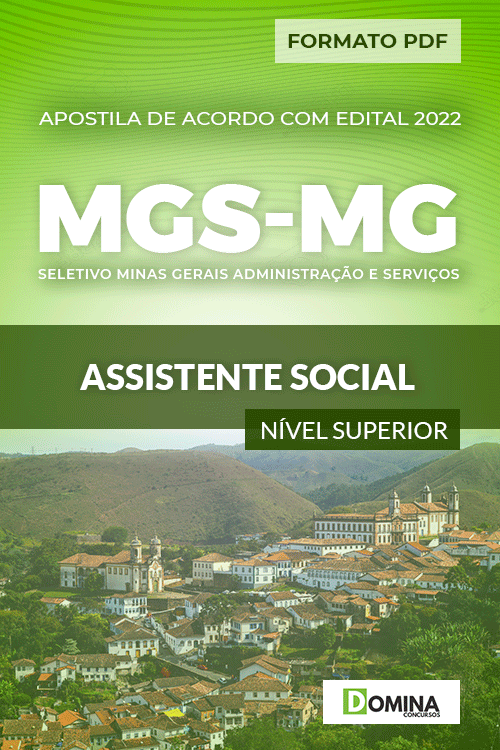 Apostila Digital Seletivo MGS MG 2022 Assistente Social