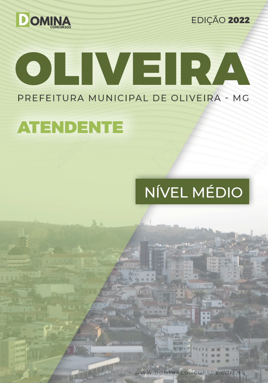Apostila Concurso Pref Oliveira MG 2022 Atendente