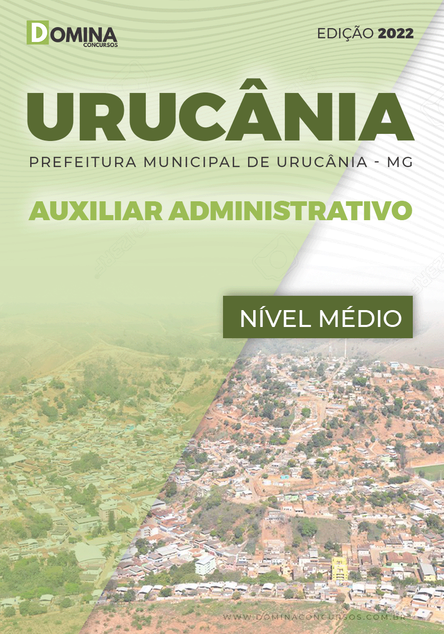 Apostila Digital Pref Urucânia MG 2022 Auxiliar Administrativo