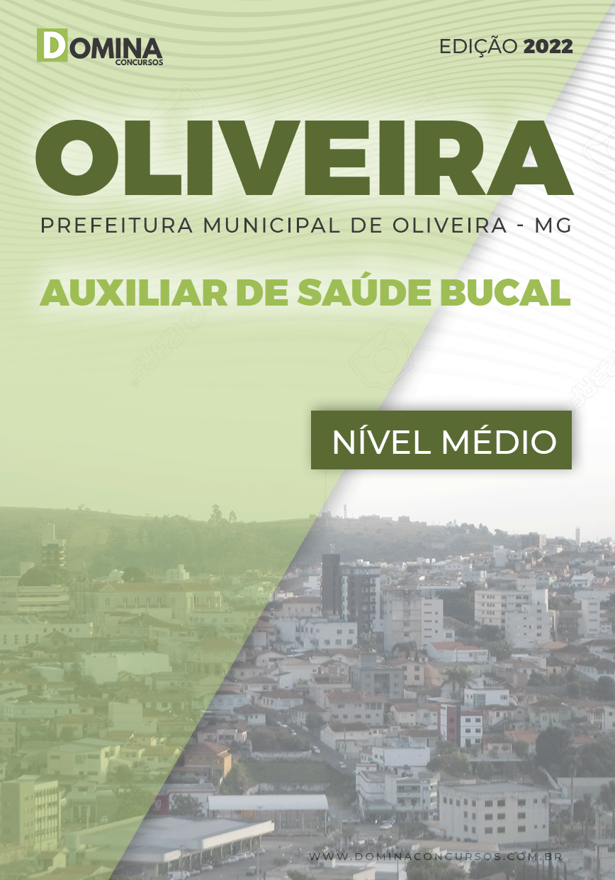 Apostila Pref Oliveira MG 2022 Auxiliar Saúde Bucal