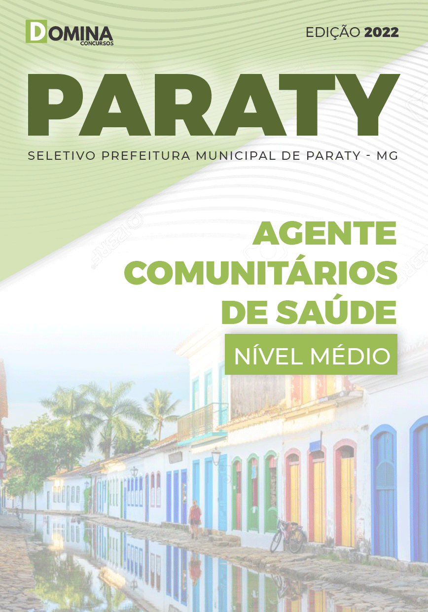 Apostila Pref Paraty RJ 2022 Agente Comunitário Saúde