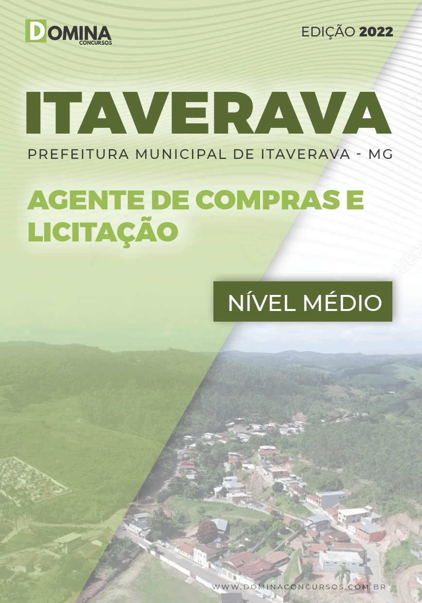 Apostila Pref Itaverava MG 2022 Agente Compras Licitações