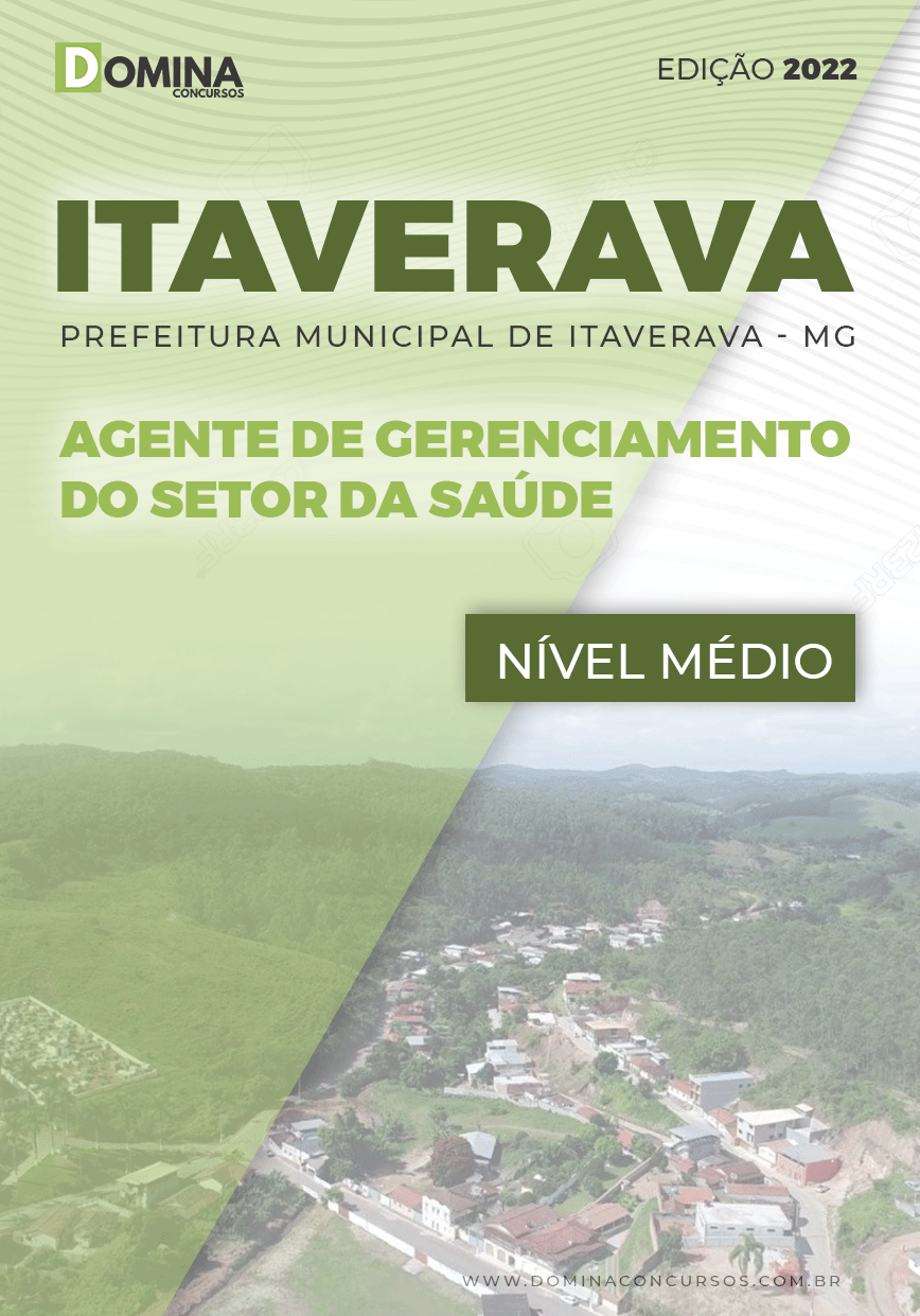 Apostila Pref Itaverava MG 2022 Agente Gerenciamento Setor Saúde