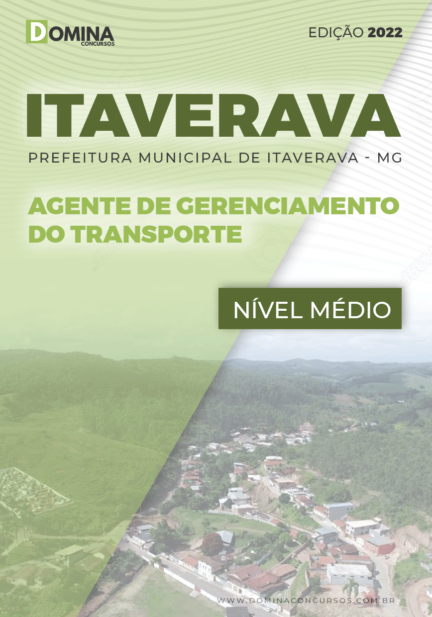 Apostila Pref Itaverava MG 2022 Agente Gerenciamento Transporte