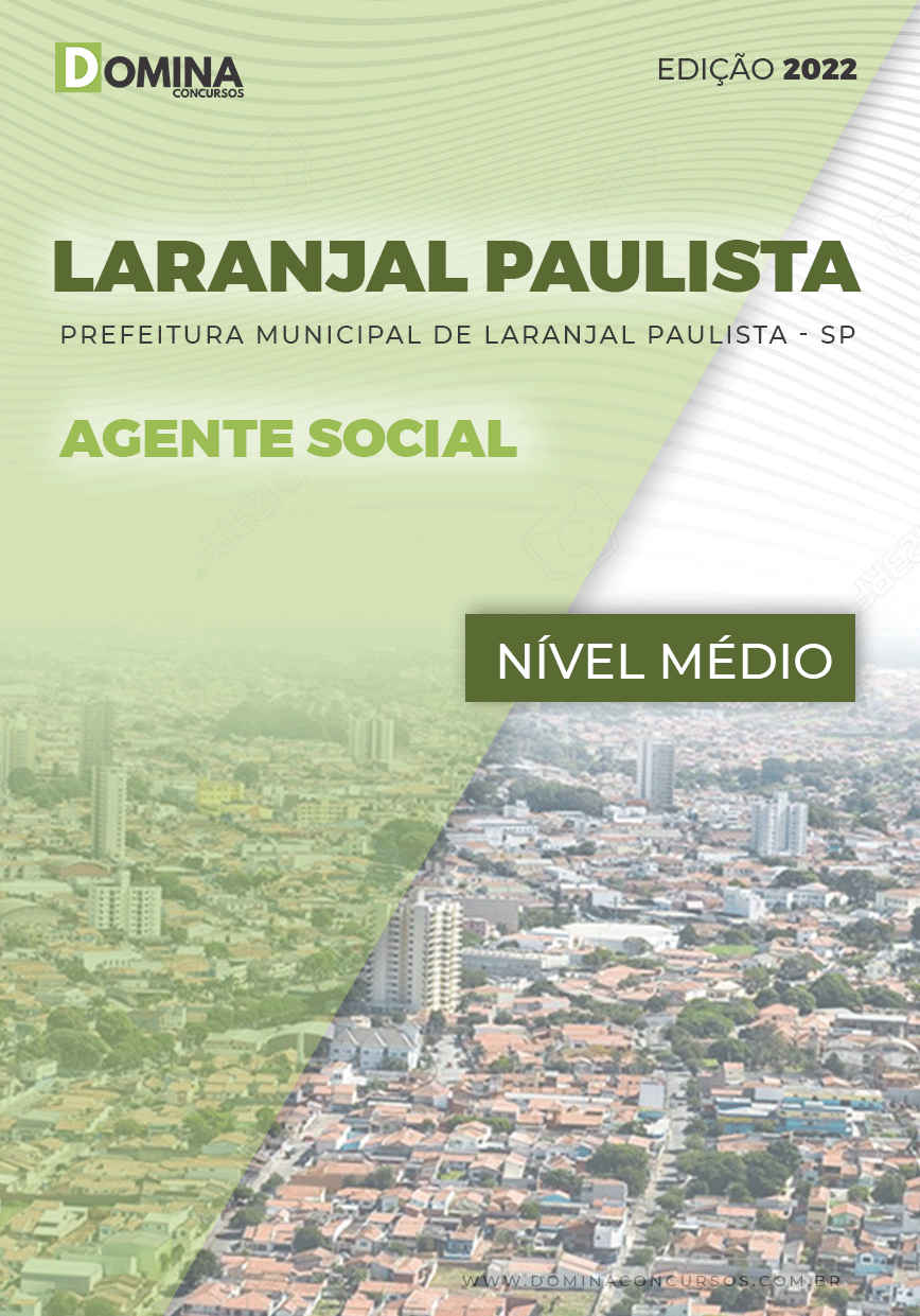 Apostila Digital Pref Laranjal Paulista SP 2022 Agente Social