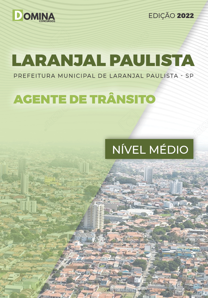 Apostila Pref Laranjal Paulista SP 2022 Agente de Trânsito