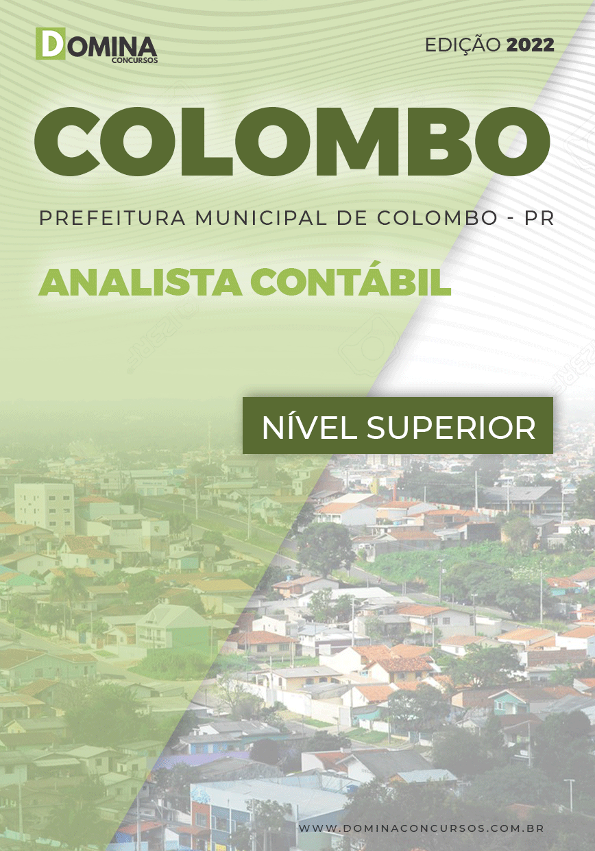 Apostila Concurso Pref Colombo PR 2022 Analista Contábil