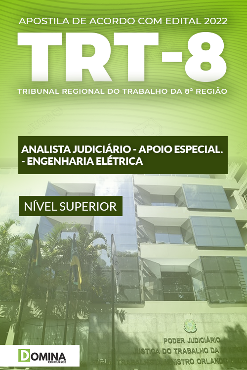 Apostila TRT 8 2022 Analista Judiciário Área Engenharia Elétrica