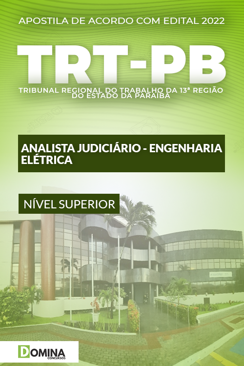 Apostila TRT PB 2022 Analista Judiciário Área Engenharia