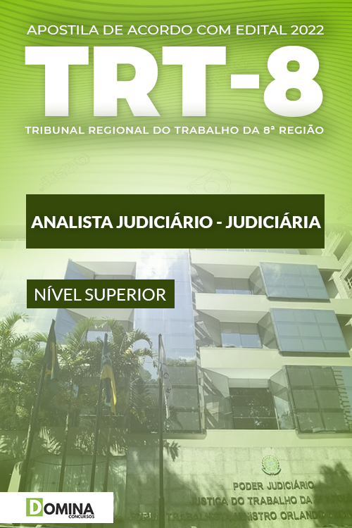 Apostila TRT 8 2022 Analista Judiciário Área Judiciária