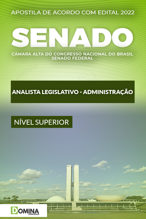 Apostila Senado Federal 2022 Analista Legislativo Administração
