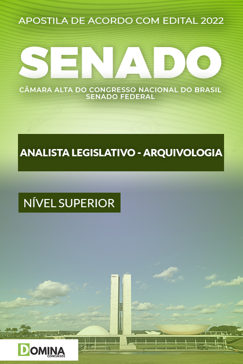 Apostila Senado Federal 2022 Analista Legislativo Arquivologia