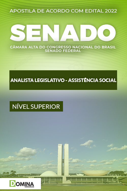 Apostila Senado Federal 2022 Analista Legislativo Assistente Social