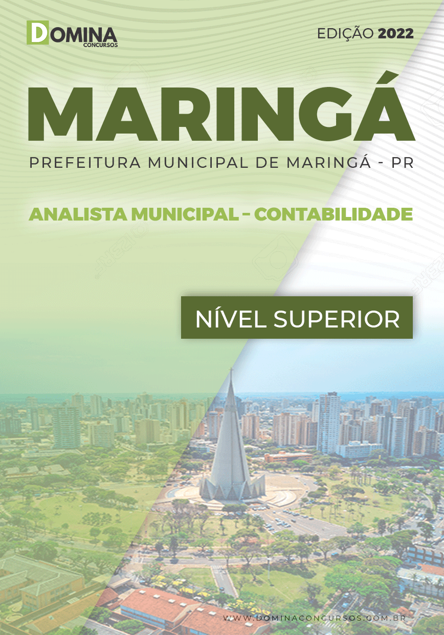 Apostila Pref Maringá PR 2022 Analista Municipal Contabilidade