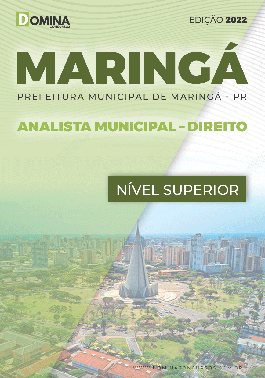 Apostila Pref Maringá PR 2022 Analista Municipal Direito
