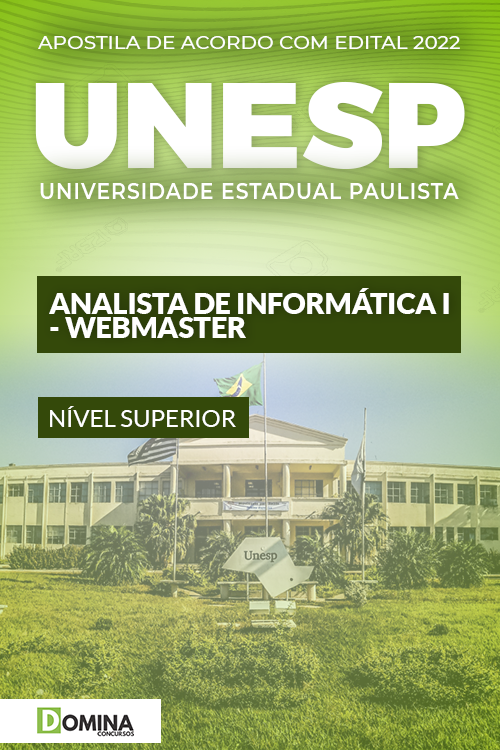 Apostila UNESP 2022 Analista Informática I Webmaster