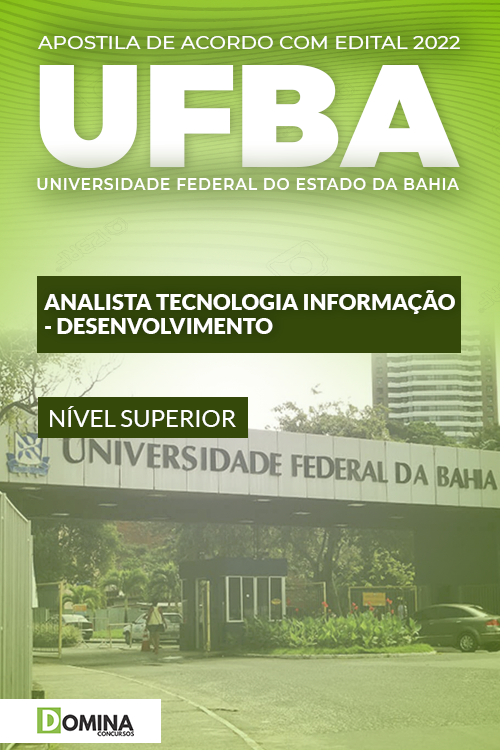 Apostila UFBA 2022 Analista Tecnologia Informação Desenvolvimento